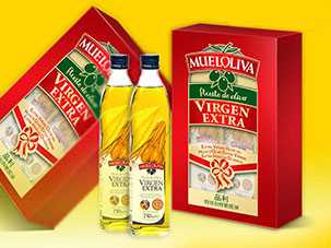 品利特级初榨橄榄油礼盒包装设计