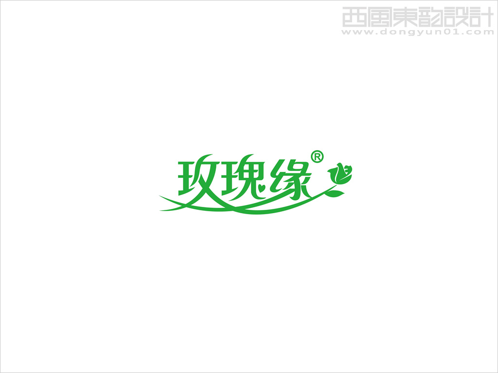 玫瑰缘logo设计