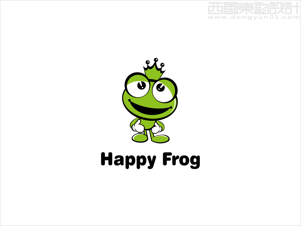 happy frog卡通形象设计