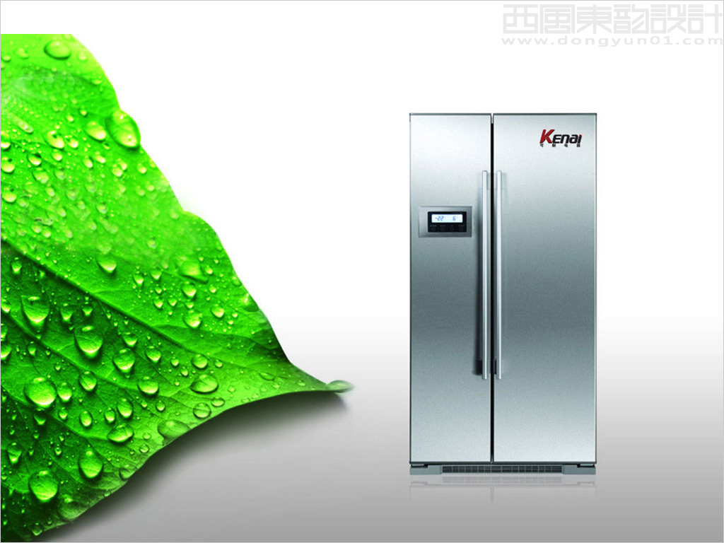 廊坊可耐电器有限公司logo设计冰箱应用效果
