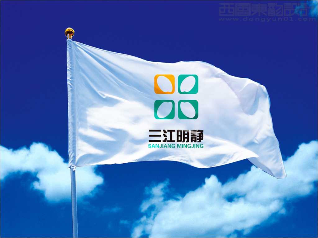 黑龙江省三江明静米业公司旗帜设计