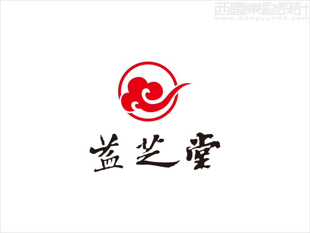 北京益芝堂现代制药公司logo设计