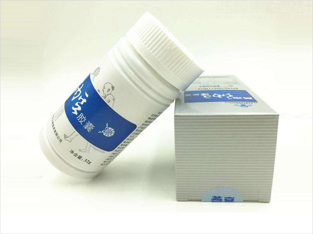 北京燕京中发生物技术有限公司纳豆胶囊瓶签包装设计外盒包装设计图片