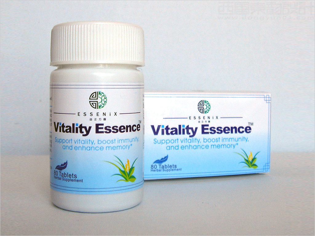 美国益正方圆生物科技有限公司Vitality Essence保健品包装设计