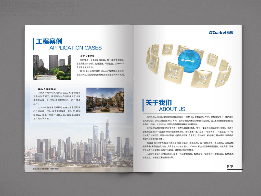 北京天枢云科创新网络科技有限公司画册工程案例内页设计