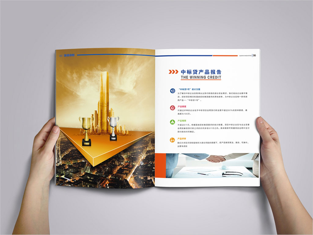 北京国信创新科技股份有限公司画册内页设计