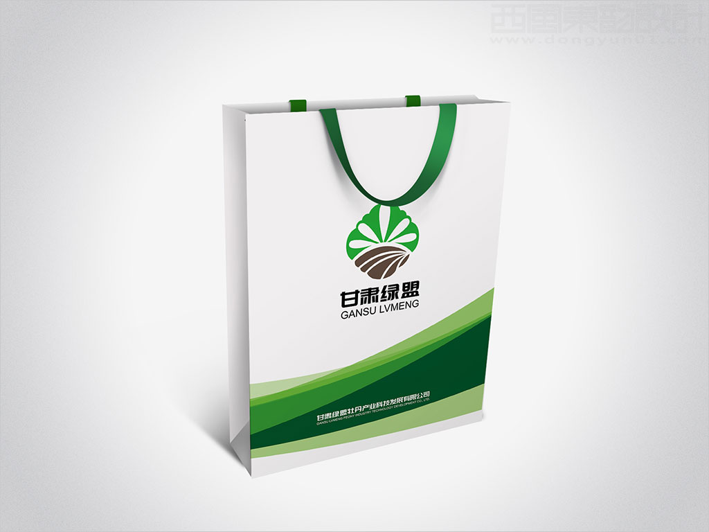 甘肃绿盟牡丹产业科技发展有限公司手提袋设计图片
