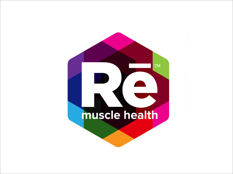 Myos公司Rē muscle health logo 设计