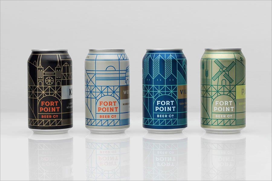 Fort Point 精酿啤酒包装设计