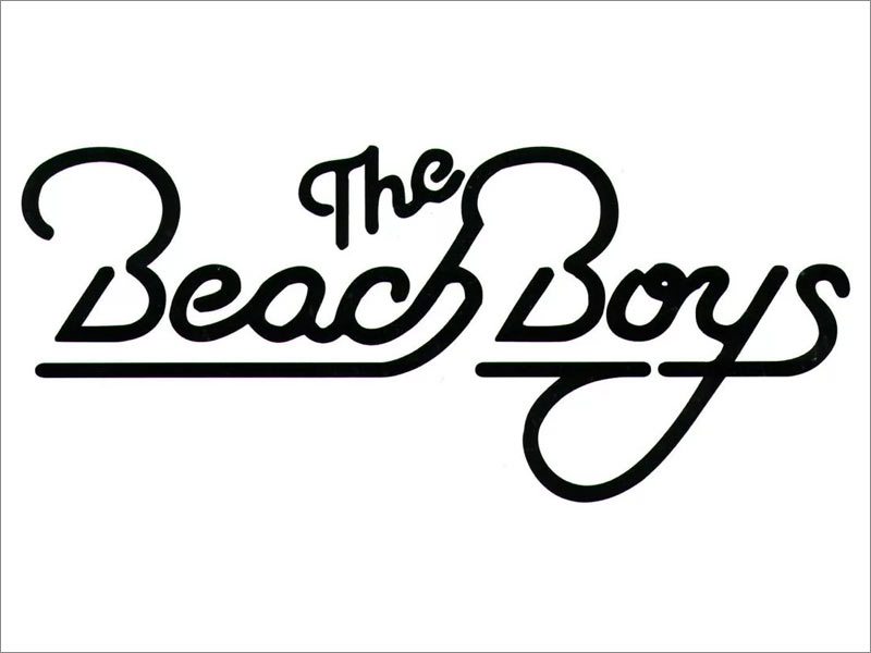The Beach Boys海滩男孩摇滚乐队logo设计