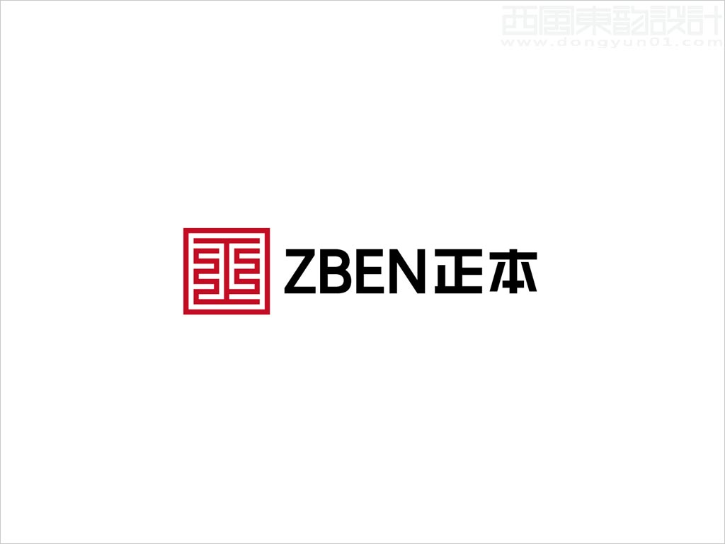 北京正本服务外包有限公司logo设计之左右组合