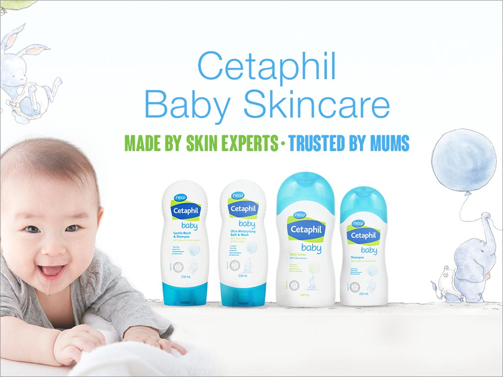 Cetaphil品牌婴儿护肤品包装设计