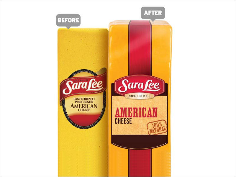 美国Sara Lee面包食品新旧包装设计对比