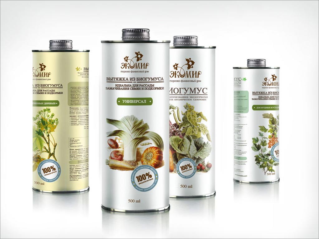 Eco World高价值花卉蔬果肥料包装设计案例