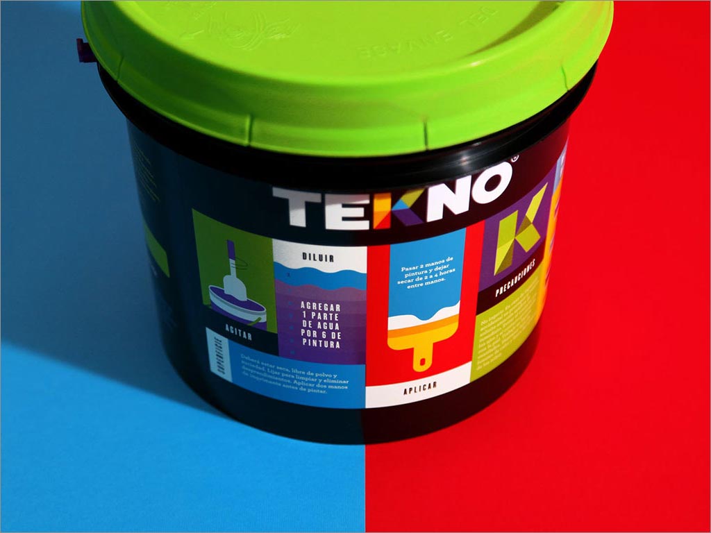 秘鲁泰诺Tekno油漆涂料包装设计