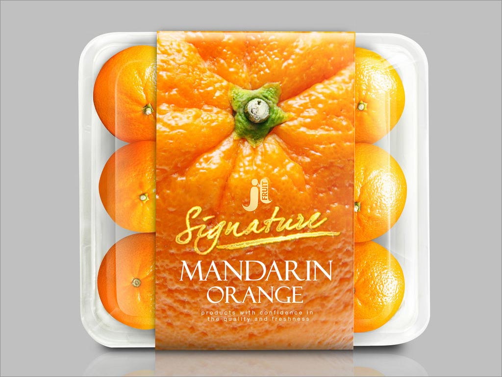 泰国JL水果农产品包装设计之橙子包装设计