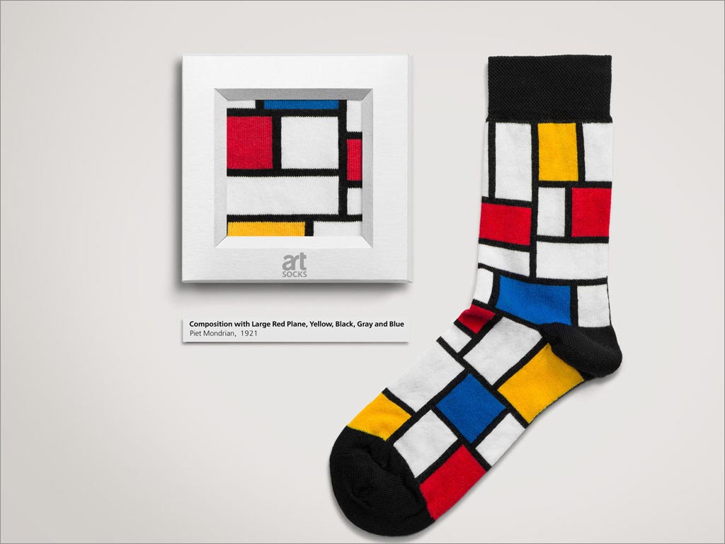 Artocks袜子包装设计变袜子为艺术品