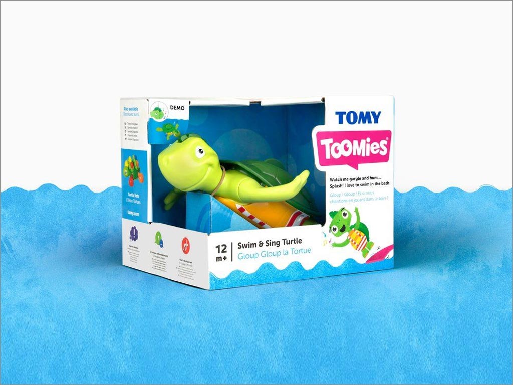 英国TOMY婴幼儿童玩具包装设计之正面展示