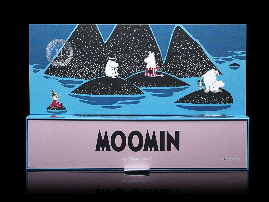 瑞典Moomin糖果礼盒包装设计之正面与侧面展示