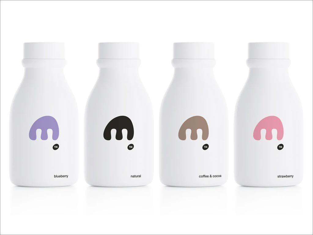 希腊moo Drink系列牛奶包装设计