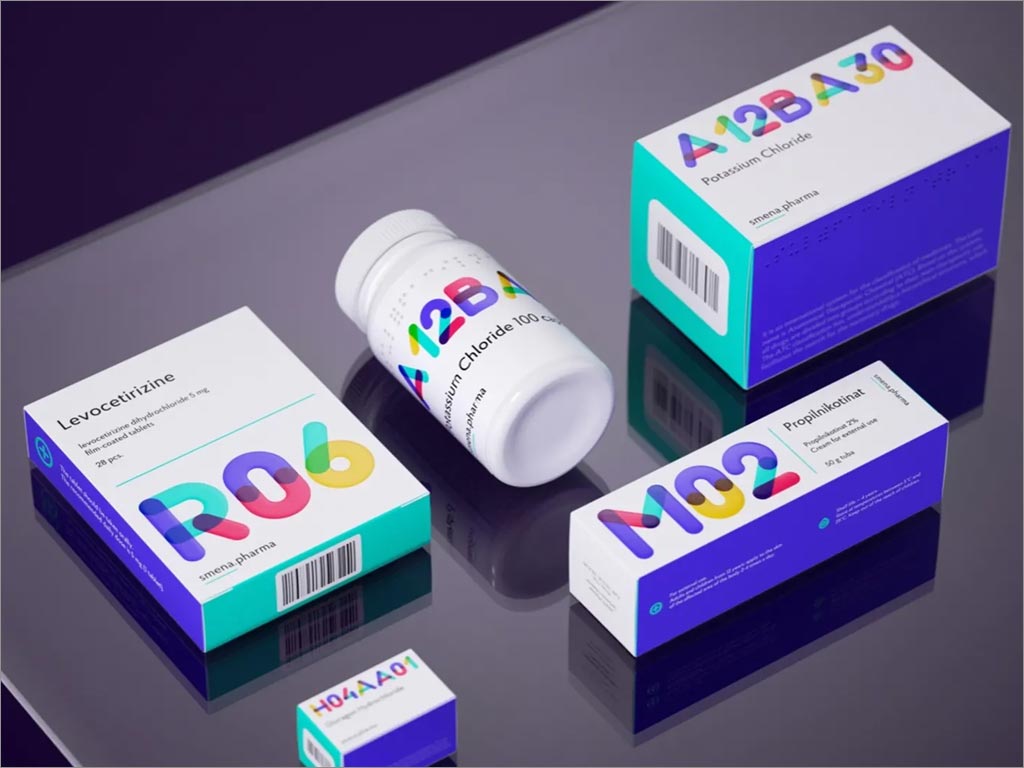 Smena Pharma药品包装设计