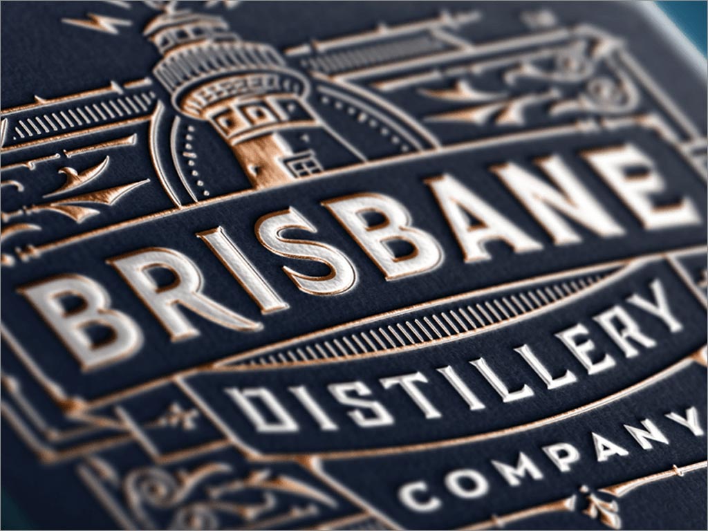布里斯班酿酒厂酒标包装设计之细节特写