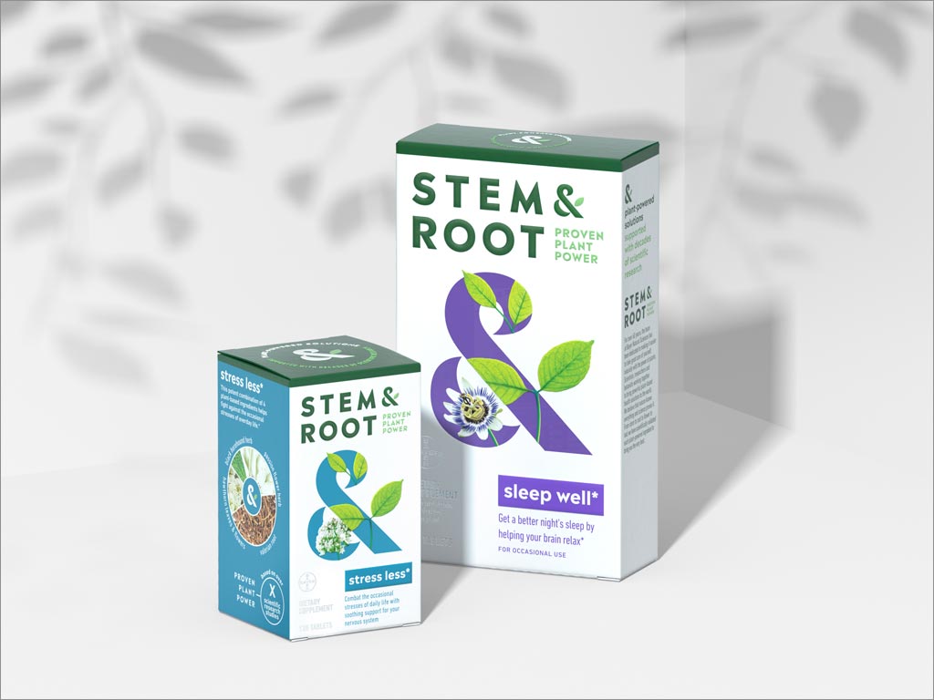 Stem＆Root天然保健品logo包装设计