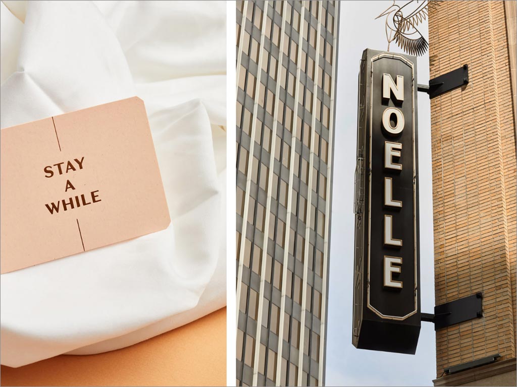 Noelle酒店品牌灯箱广告设计