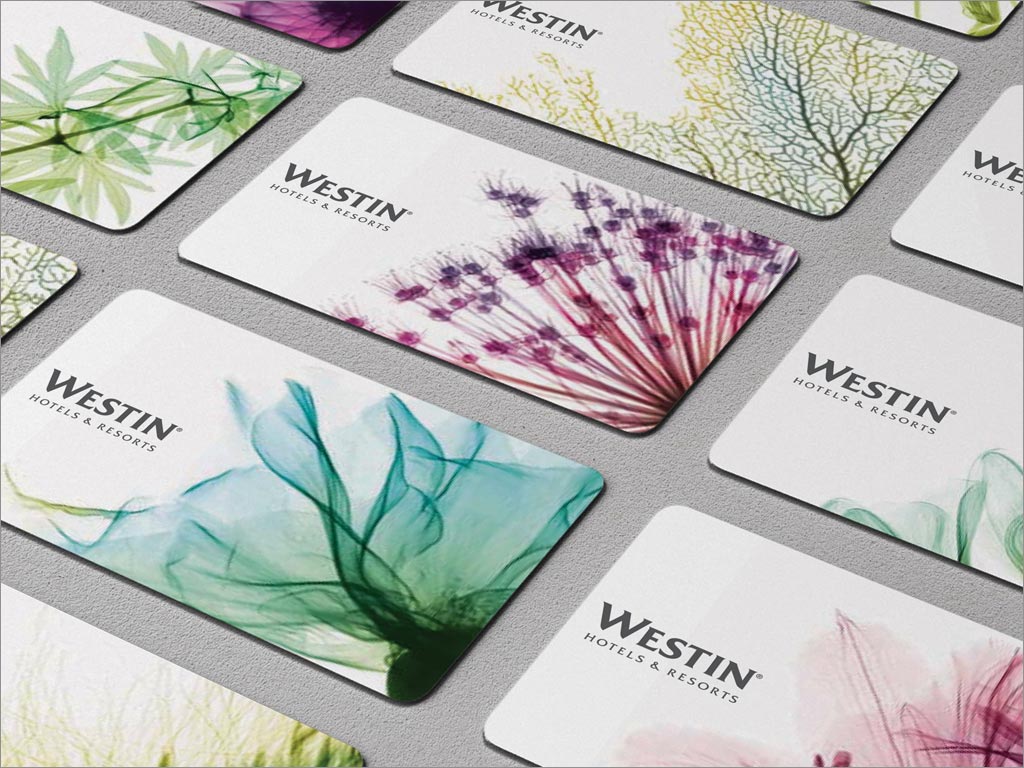威斯汀(WESTIN)酒店卡片设计