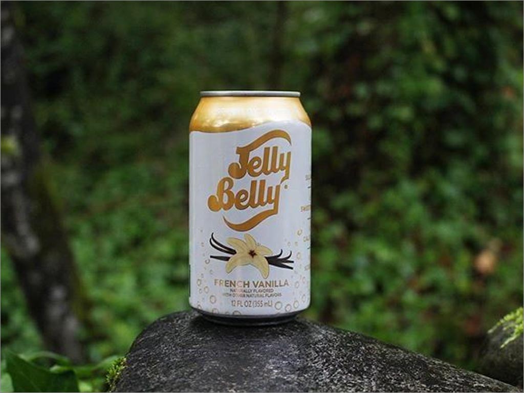 Jelly Belly法国香草味苏打水包装设计