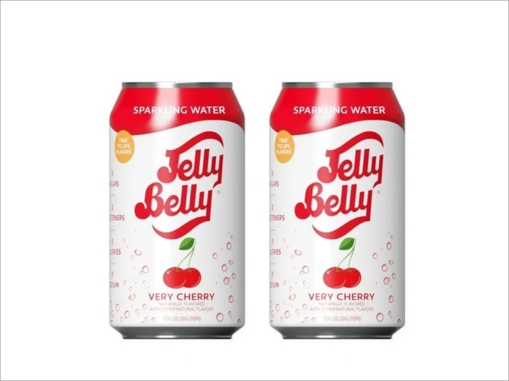 Jelly Belly樱桃味苏打水包装设计