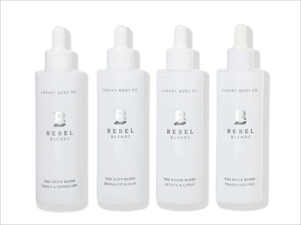 引人注目的英国Rebel Blends化妆品瓶体包装设计