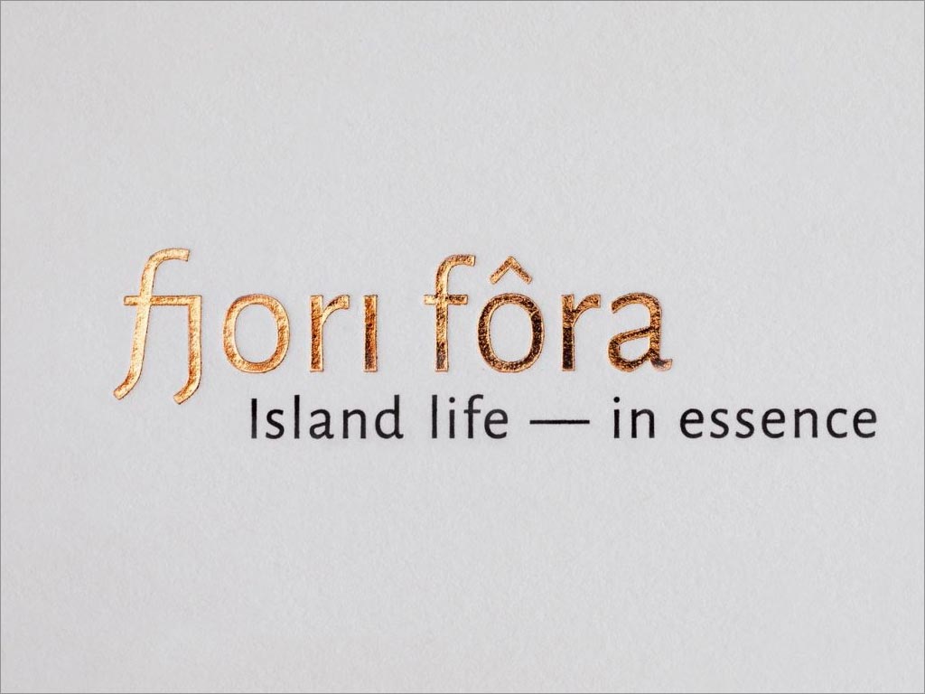 克罗地亚Fjorifora化妆品品牌字体设计