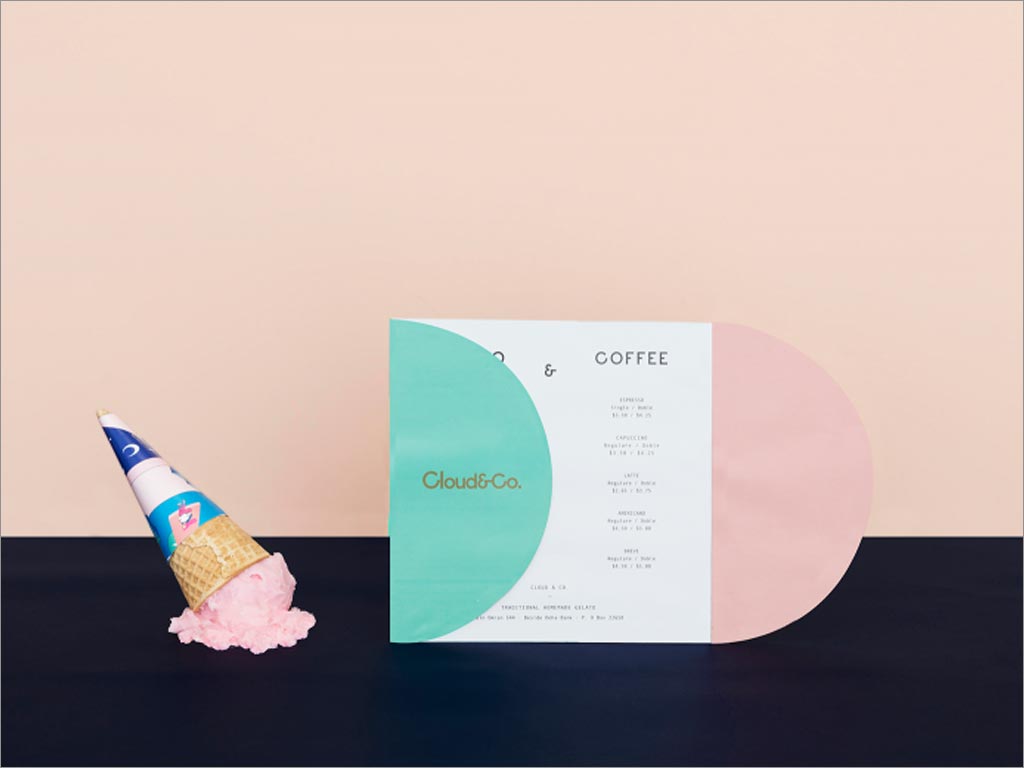 卡塔尔Cloud＆Co.冰淇淋包装设计