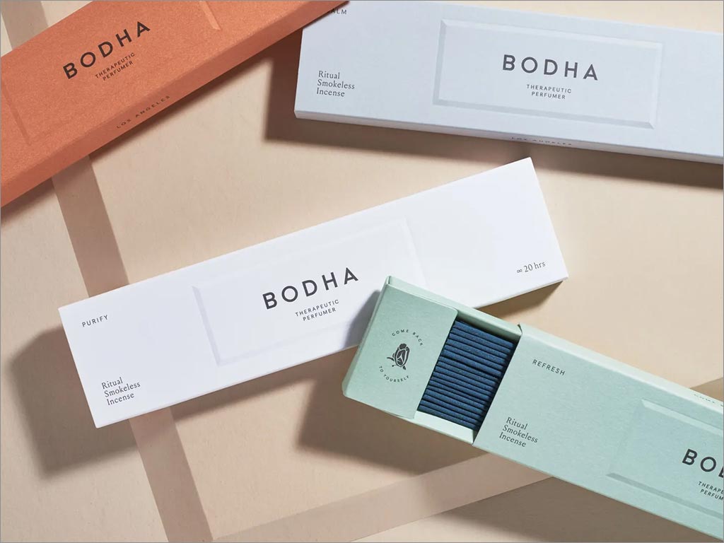 Bodha香品牌logo与包装设计之实物照片