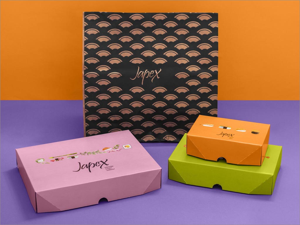 巴西Japex寿司餐厅餐盒外卖袋设计