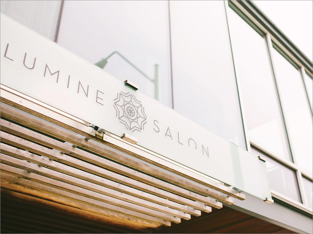 美国Lumine Salon美容美发沙龙店面门头设计