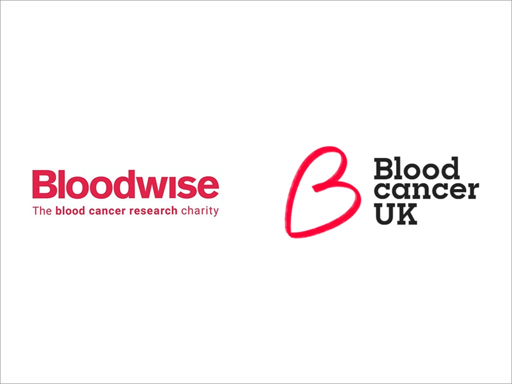 英国血液癌症协会Blood Cancer UK品牌形象设计之新旧logo设计对比