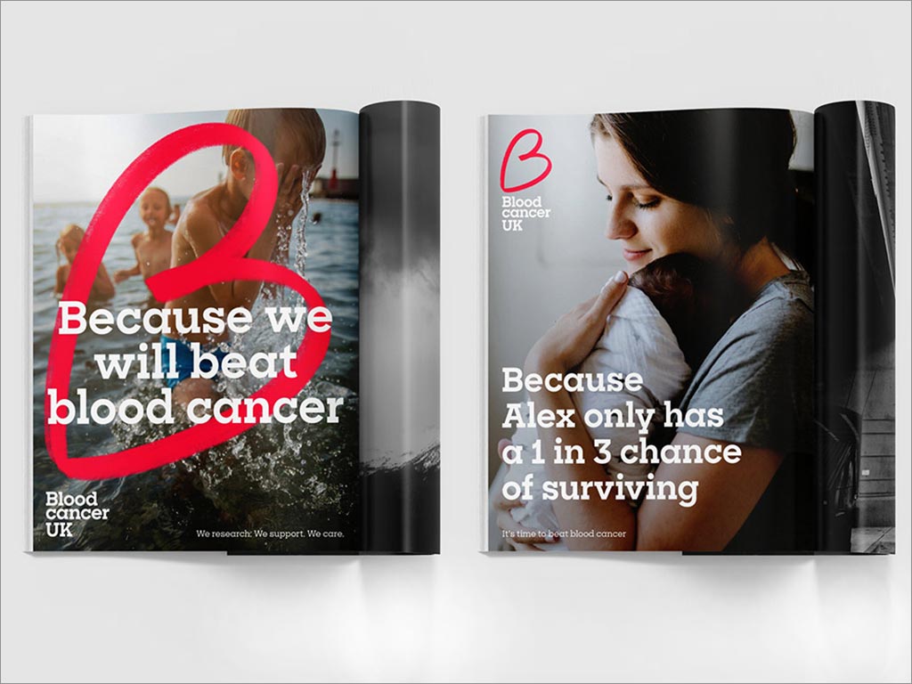 英国血液癌症协会Blood Cancer UK品牌形象设计之宣传画册设计