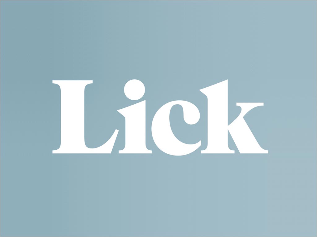 英国Lick壁纸涂料logo设计