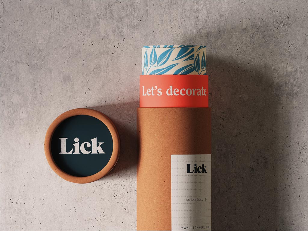 英国Lick壁纸包装设计
