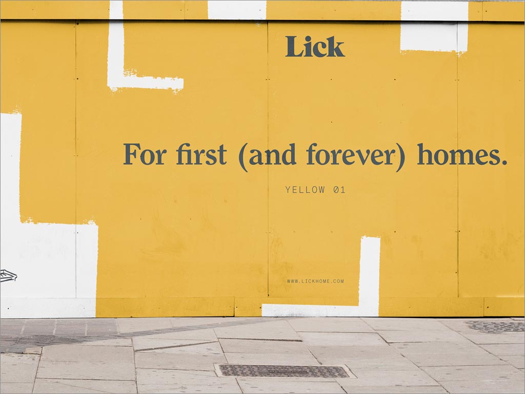 英国Lick壁纸涂料户外广告设计