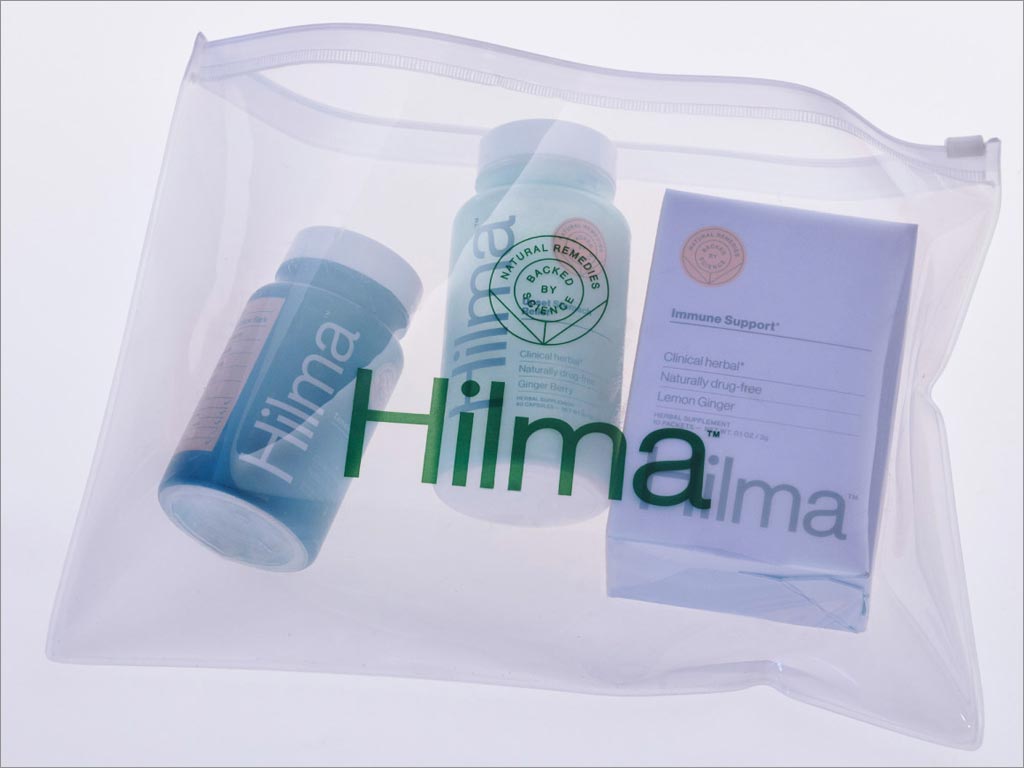 传达了天然成分和科学性的Hilma保健补品包装设计