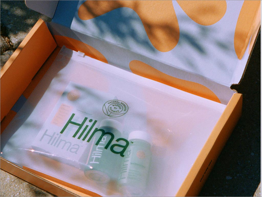 Hilma保健品礼盒包装设计之开盒展示