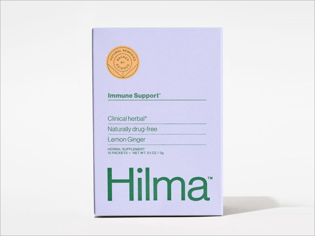 Hilma保健品外盒包装设计