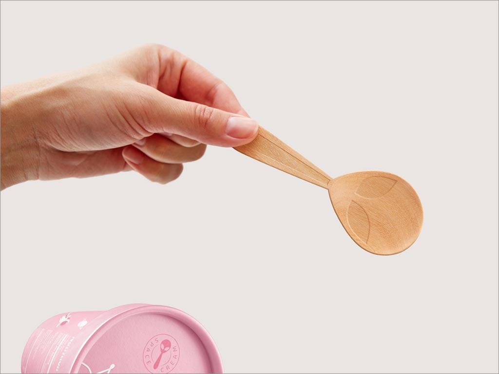 加拿大SpaceCream冰淇淋品牌勺子设计