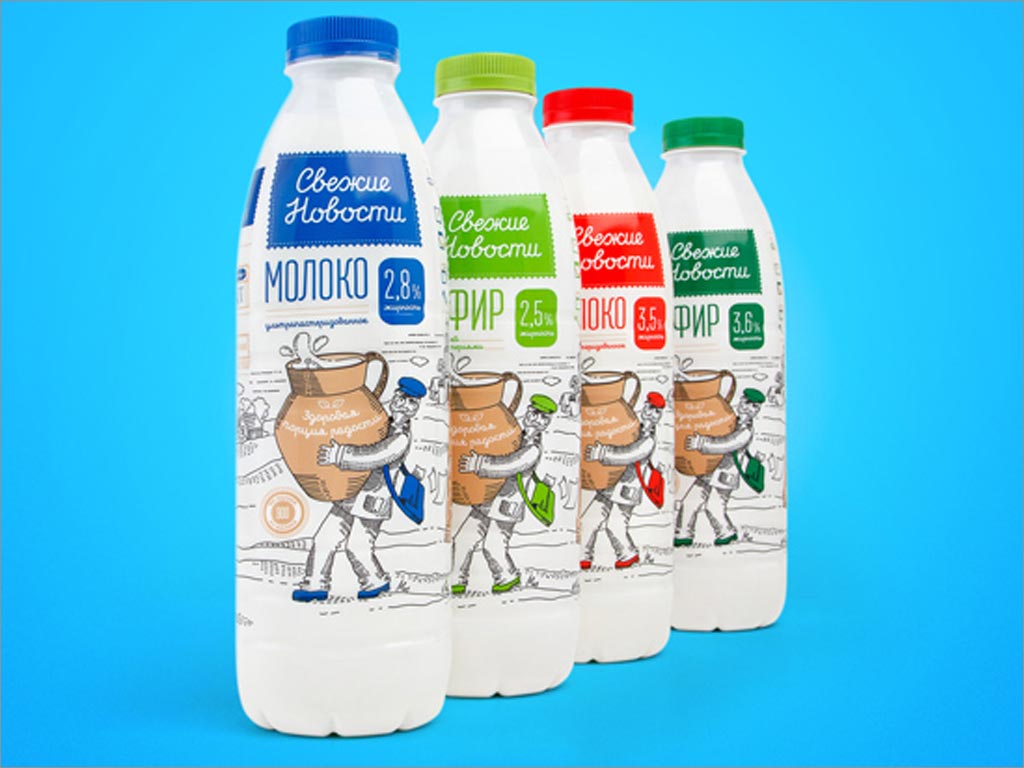 白俄罗斯牛奶包装设计