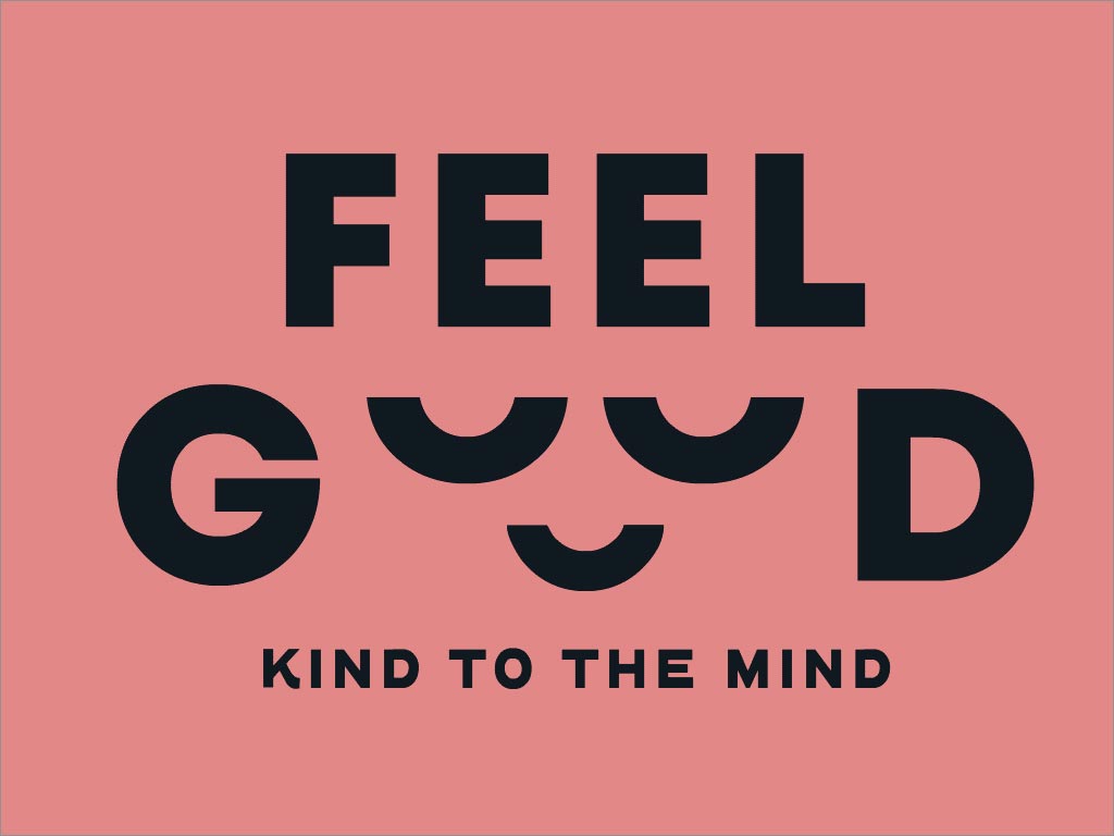 英国Feel Good苏打水logo设计