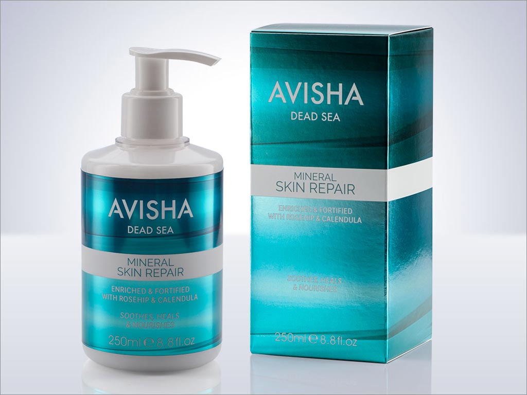 英国Avisha死海的身体护理产品包装设计
