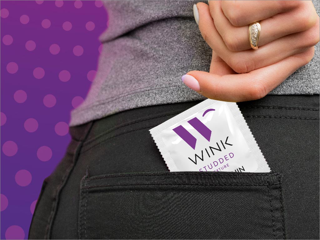 Wink安全避孕套内袋包装设计之实物照片